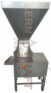 Nut mill and bakery mill for almonds walnut, pumpkin seeds, Mojstrovina, Treffler Schrotomat, made in Germany, milling from press cake, german mill machine, pre-milling from press cake