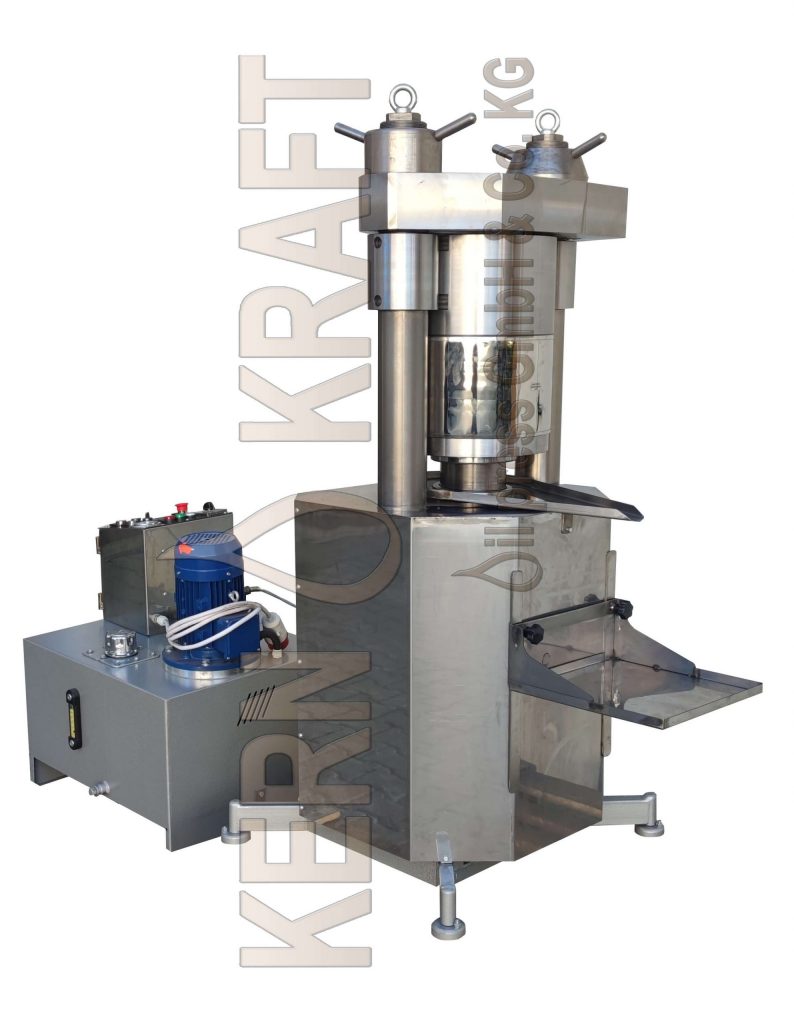 Prensa de aceite hidraulica, prensa de estampa, prensa de sellos, aceite de calabaza estilo estirio/austriaco, aceite de piñones